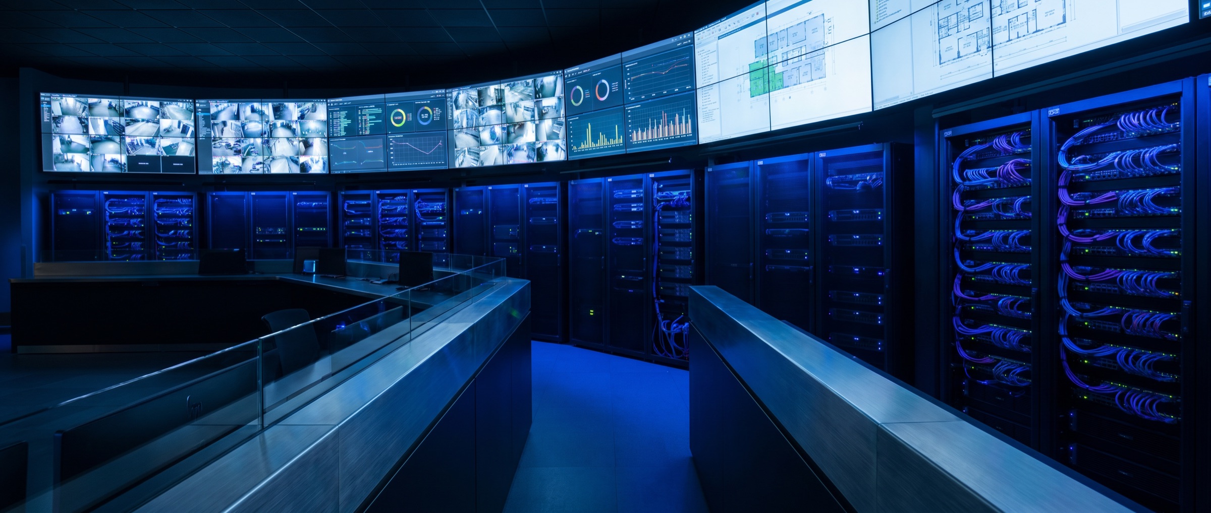 Server room and structured cabling installation by Platinum Buildex