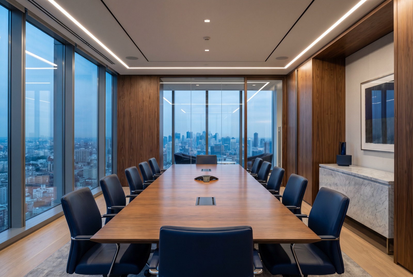 Executive corporate headquarters fit-out delivered by Platinum Buildex