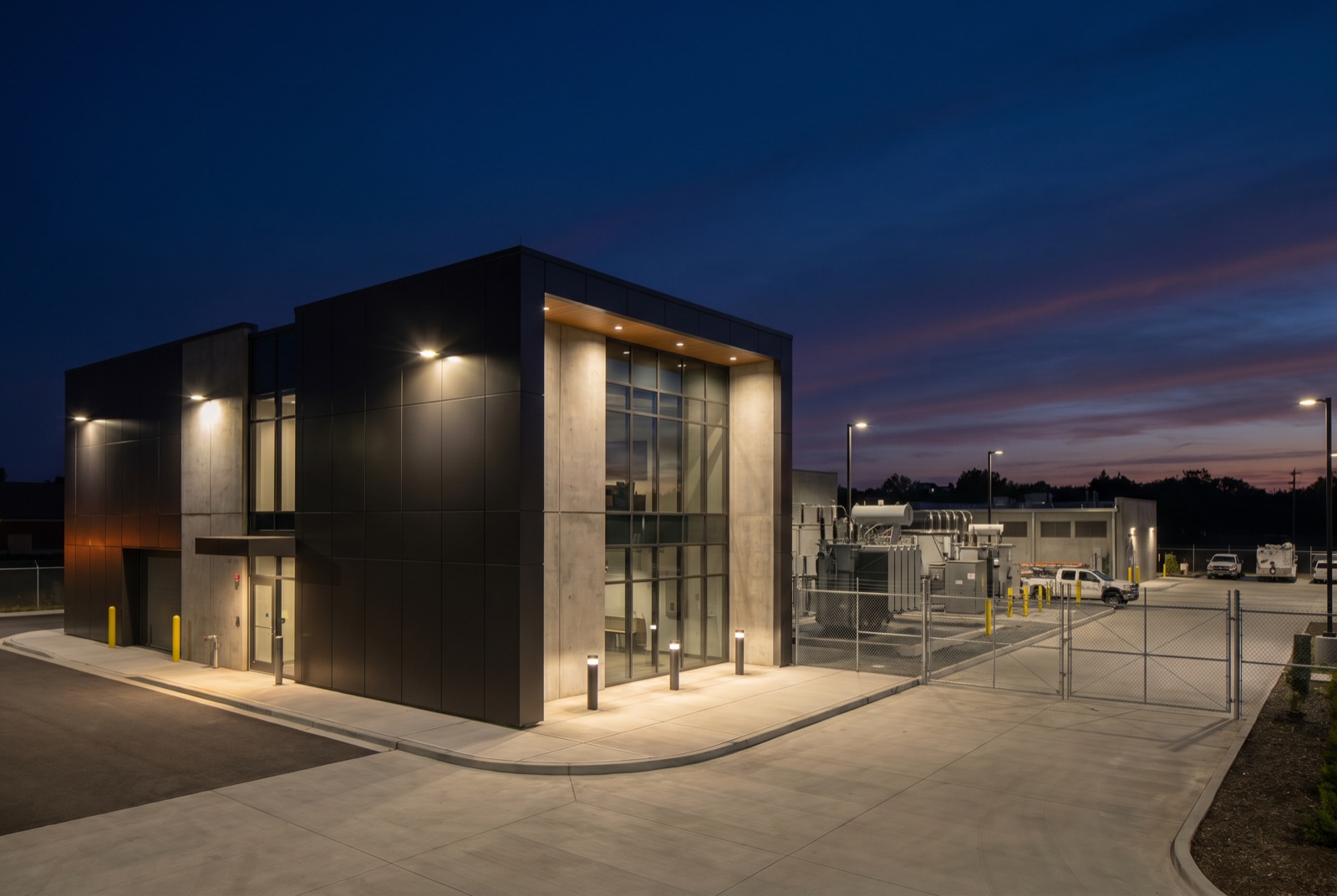 Critical utility substation facility build